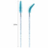 Picture of Tbestmax 300 Disposable Mascara Wands Eye Lash Brush Spoolies for Eyebrow/Eyelash Extension Blue