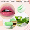 Picture of evpct 2Pcs Aloe Vera Tinted Lip Balms PH Lip Color Changing Lipstick Balm Stain Gift Set Queen for Women Girls Korean Mood Long Lasting Color Change Light Pink Lipstick Lip Tint Plumper Gloss