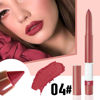 Picture of evpct 3Pcs Wine berry red Warm pink Plum Purple Matte Lipstick and Lip Crayon Stick Liner Pencil Set Sharpener Waterproof Long Lasting 24 Hour Lipstick labiales mate 24 horas originales 4&5&12