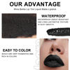 Picture of evpct 6Pcs Dark Black Blue Green Purple Matte Liquid Halloween Lip Tint Stain Makeup Sets Long Lasting Smudge Proof Wine Bottle All Day Lipstick labiales mate 24 horas originales 02