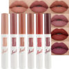 Picture of evpct 6Pcs Matte Liquid Lipstick Set labiales mate 24 horas originales matte larga duracion 24 Dark Red Nude Orange Mauve Purple Stay on Matte Lipstick Long Lasting 24 Waterproof Permanent Lipsticks 2