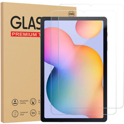 Picture of Gerutek [2-Pack Screen Protector for Samsung Galaxy tab S6 lite 10.4" 2022/2020, [Ultra Clear] [Anti Scratch] [9H Hardness] [Bubble-Free] Tempered Glass Film for Samsung tab S6 Lite