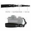 Picture of JJC DSLR Camera Wrist Strap, Soft Neoprene Hand Strap for Canon EOS R5 R6 90D 80D 6D Mark II Rebel T8i T7 T7i SL3 Nikon D7500 D7200 D5600 D3500 Sony A7 IV A7 III A7R V A7R III Fujifilm X-T5 X-T4 & More