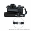 Picture of JJC DSLR Camera Wrist Strap, Soft Neoprene Hand Strap for Canon EOS R5 R6 90D 80D 6D Mark II Rebel T8i T7 T7i SL3 Nikon D7500 D7200 D5600 D3500 Sony A7 IV A7 III A7R V A7R III Fujifilm X-T5 X-T4 & More