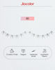 Picture of Jiocolor Lashes Bottom Lashes Strip Natural Bottom Eyelashes Wispy Under False Lashes Lower Lashes Extension Clear Band Mink Lashes 7 Pairs R1