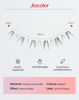 Picture of Jiocolor Lashes Bottom Lashes Strip Natural Bottom Eyelashes Wispy Under False Lashes Lower Lashes Extension Clear Band Mink Lashes 7 Pairs R1