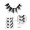 Picture of Manga lashes False lashes Pack Natural Look Eyelashes Wispy Lashes 7 Pairs Faux Mink Lashes 3D Volume Fluffy Jiocolor Fake Eyelashes DJ-8