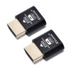 Picture of EVanlak HDMI Dummy Plug Headless Ghost Display Emulator Premium Aluminum PC（Fit Headless-3840x2160@60H New 3RD）-2Pack