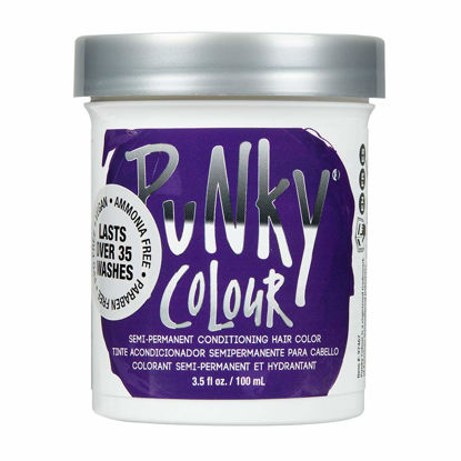 Picture of Punky Plum Semi Permanent Conditioning Hair Color, Vegan, PPD and Paraben Free, lasts up to 25 washes, 3.5oz