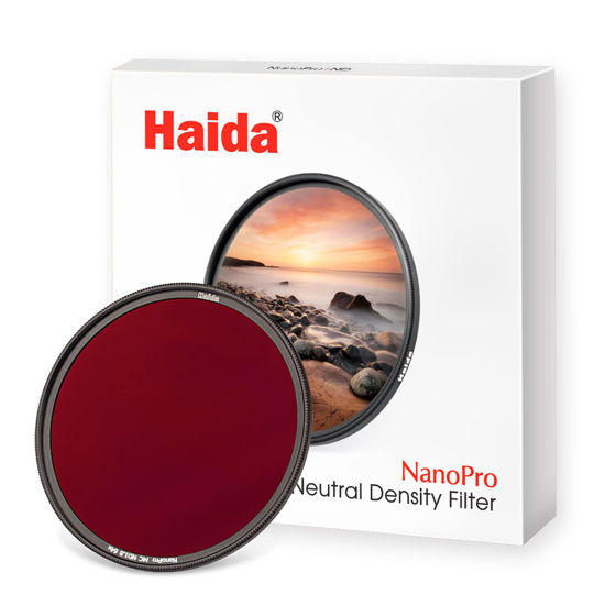 Picture of Haida ND1.8 64x Nanopro Filter 6-Stop Multi-Coating Nano Coating Optical Glass Camera SLR Photographic Lens Neutral Density Filter (77mm)