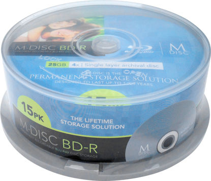 Picture of Millenniata M-DISC MDBD015 - Blank Blu-Ray Discs (Spindle)