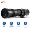 Picture of JINTU 420-800mm f/8.3 Manual Focus Mirrorless Camera Lens Fit for Sony E Mount Camera A6600 A6500 ZV-E10 A7IV A6400 A7II A7SIII A7III A7C A6600 A6100 A7RIV A6000 A7RIII Metal (Black)