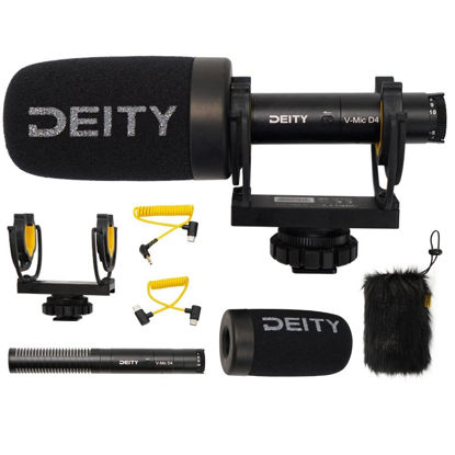 Picture of Deity Microphone V-Mic D4,Professional External Camera Video Microphones,Shotgun Mic with Shock Mount Supports USB-C Digital Output for PCs for Cameras Recorders Smartphones Laptops and Tablets