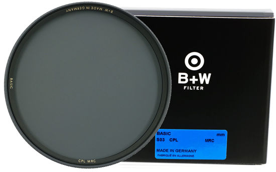 Picture of B+W 67mm Basic Circular Polarizer MRC Glass Filter