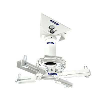 Picture of QualGear Pro-AV QG-KIT-VA-3IN-W Projector Mount Kit Accessory Vaulted Ceiling Adapter, 3" 1.5", White