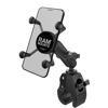 Picture of RAM MOUNTS X-Grip Small Phone Mount with RAM Tough-Claw Small Clamp Base RAM-B-400-HOL-UN7BU with Medium Arm for Motorcycle, ATV/UTV, Bike