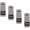 Picture of TRENDnet SFP Single-Mode LC Module 4-Pack, TEG-MGBS10/4, For Single Mode Fiber, Distances up to 10km(6.2 Miles), Gigabit SFP, Supports Up to 1.25Gbps, IEEE 802.3z Gigabit Ethernet, Lifetime Protection