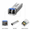 Picture of 10Pcs SFP Network Transceiver Module, 1.25 Gigabit Single Mode LC Duplex 1000BASE-LX Dual Fiber SFP 20km 1310nm