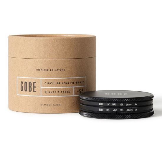 Picture of Gobe 86mm UV + Circular Polarizing (CPL) Lens Filter Kit (1Peak)