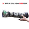 Picture of COMEOXO Lens Cover Camouflage Stretch Fabric Camera Rain Cover  for Nikon AF-S 200-500mm F5.6 E ED VR Lens Protection Sleeve （Color: # Big Tree Camouflage ）