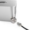 Picture of Compulocks Mac Studio Ledge Lock Adapter with Keyed Cable Lock Silver