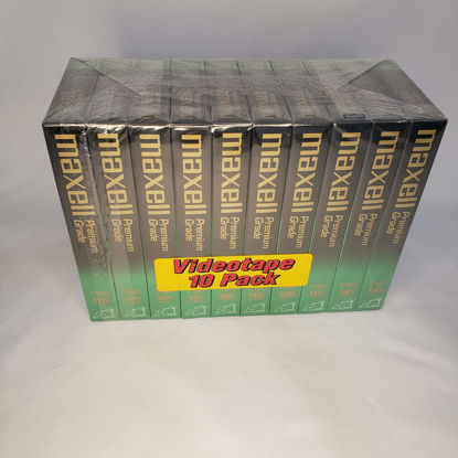 Picture of Maxell Standard Grade T-160 VHS Videotapes 10-Pack