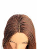 Picture of Braided Wigs, WOW BRAIDS Twisted Wigs, Micro Million Twist Wig - Color 30/35 - 18 Inches. Synthetic Hand Braided Wigs for Black Women., #1