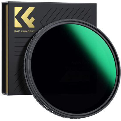 Picture of K&F Concept 72mm Variable ND Filter ND32-ND512 (5-9 Stops) HD Neutral Density Lens Filter with 28 Multi-Layer Coatings Hydrophobic/Scratch Resistant for Camera Lens