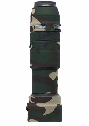 Picture of LensCoat Cover Camouflage Neoprene Camera Lens Cover Protection Tamron 100-400mm F/4.5-6.3 Di VC, Forest Green (lct100400fg)