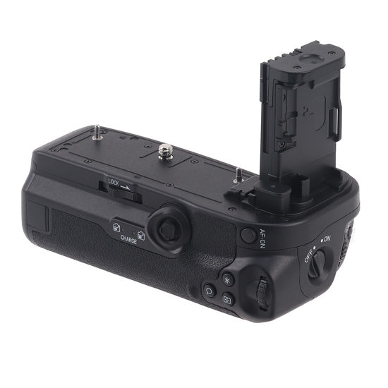 Picture of Fotga Vertical Multifuntion Power Battery Grip as Replacement BG-R10 for Canon EOS R5 R5C R6 DSLR Camera, Battery Holder for Up to Two LP-E6 LP-E6NH LP-E6N Battery