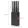 Picture of Handheld 6 Channel Anti Recording Interceptor with 15m Radius Blocking Aluminum Alloy Shell Jammer for Communication System Privacy Protector and Blocker