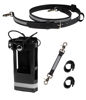 Picture of Firefighter Reflective Radio Strap and Holder Leather Bundle Set Includes Radio Holster, Strap, Sway Strap, Cord Keepers Fits for Motorola APX 6000/6000XE/8000/8000XE