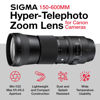 Picture of Sigma 150-600mm Canon Zoom Telephoto Lens F/5-6.3 DG OS HSM Bundle with Sigma Lens for Canon, Front and Rear Caps, Lens Hood, Lens Case, 2X 64GB SanDisk Memory Cards (7 Items) - Sigma 150 600 Lens