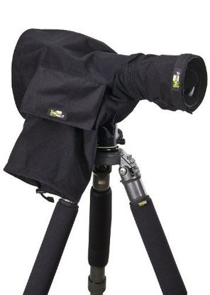 Picture of LensCoat Raincoat Standard (Black) Cover Sleeve Protection for Camera and Lens LCRCSBK