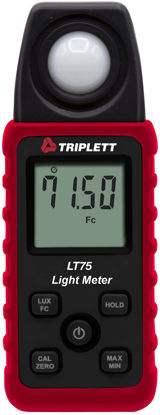 Picture of Triplett LT75 Digital Light Meter up to 400,000 Lux / 40,000 Fc