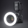 Picture of Godox ML-150II ML150II Macro LED Ring Flash Speedlite GN12 0.1-2s Recycle Time 5800K±200K for Sony Canon Nikon Fuji Olympus Panasonic DSLR Cameras for Video Production, Animal and Plant Photography