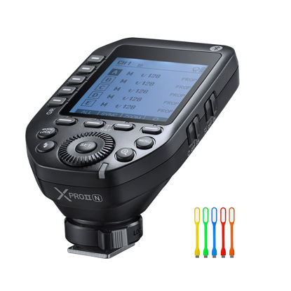 Picture of Godox XProII-N i-TTL 2.4G Wireless High Speed Sync 1/8000s Flash Trigger Transmitter,11 Customizable,5 Group Button,4 Function Buttons Offer Convenient Manipulation