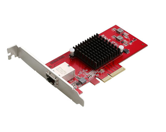 Picture of 10GBase-T/NBASE-T PCIe3.0 X4 Network Card NIC Adapter AQC107 10GB/5GB/2.5GB/1000Mbps PCI Express Gigabit Ethernet Card RJ45 LAN Controller Support PXE for Windows/Linux/MAC/VMware