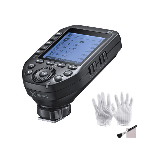 Picture of Godox XPROII-C 2.4G Wireless Flash Trigger Transmitter TTL Autoflash 1/8000s HSS Large LCD Screen 32 Channels 16 Groups Replacement for Canon Cameras