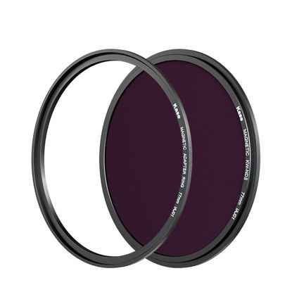Picture of Kase 72mm Wolverine Magnetic ND8 (3-Stop) Neutral Density Filter with 72mm Lens Adapter Ring for Camera Lens,Shockproof Tempered Optical Glass & HD Multi Coated Circular ND Filter