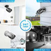 Picture of ANNKE 4 Pack 1080P HD TVI Home Security Camera Outdoor Indoor, 1920TVL, IP66 Waterproof, Night/Day Vision, Surveillance CCTV Bullet Camera