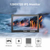 Picture of Eyoyo 8 inch 16:9 HDMI Monitor, Portable 1280X720 IPS Full View Display Screen Support HDMI/VGA/AV/BNC/Input Built-in Speakers for PC TV CCTV Camera Security Raspberry pi Computer Drone