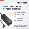 Picture of PoE Texas PoE Power and Ethernet Adapter for Apple Tablets and Phones for POS, Digital Signage, & More - 802.3af POE to 5 Volt Splitter - Extends Charging & Data Delivery Up to 328 Feet