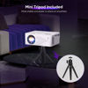 Picture of TMY Mini Projector for iPhone, Portable Projector with 5G WiFi and Bluetooth, 1080P HD Projector【with Tripod】, 9500Lux Movie Projector for iOS/Android/PC/TV Stick/HDMI/AV/USB, Indoor & Outdoor use