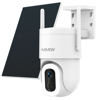 Picture of MUBVIEW Solar Security Cameras Wireless Outdoor, 2K Battery Powered Security Camera, Floodlight Camera with 800 Lumens Light & Siren, 360° PTZ, Color Night Vision, PIR Detection, 2.4GHz, IP66