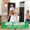 Picture of Umeima Door Alarms for Kids Safety, Alarm System for Home Security with APP, Wireless 9-Piece kit: Siren, Window Sensor, Remote, Work with Alexa and Google for House, Apartment (WiFi 2.4GHz, 5GHz)