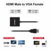 Picture of UPGROW HDMI to VGA Adapter HDMI Male to VGA Female Converter Support Computer, Desktop, Laptop, PC, Monitor, Projector, HDTV, Chromebook, Xbox and More, Model Number: UPGROWHMVF01