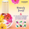 Picture of Blossom Heavenly Hemp Therapeutic, Hydrating, Moisturizing, Strengthening, Scented Cuticle Oil, Infused with Real Flowers, Made in USA, 0.42 fl. oz, Spring Bouquet Hemp