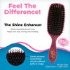 Picture of Wet Brush Shine Enhancer Paddle Brush, Sangria - Hair Detangler Brush with Ultra Soft Bristles, Infused With Natural Argan Oil, Shiny Detangle & Smooth Hair, Wet or Dry, For All Hair Types