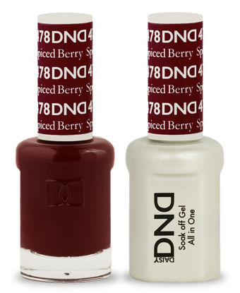 Picture of DND Soak Off Gel Polish Dual Matching Color Set 478, Spiced Berry by DND Duo Gel